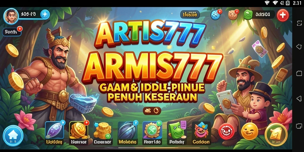 Tangkapan layar gameplay <strong>ARTIS777</strong> menunjukkan karakter menarik dan antarmuka yang mudah digunakan.