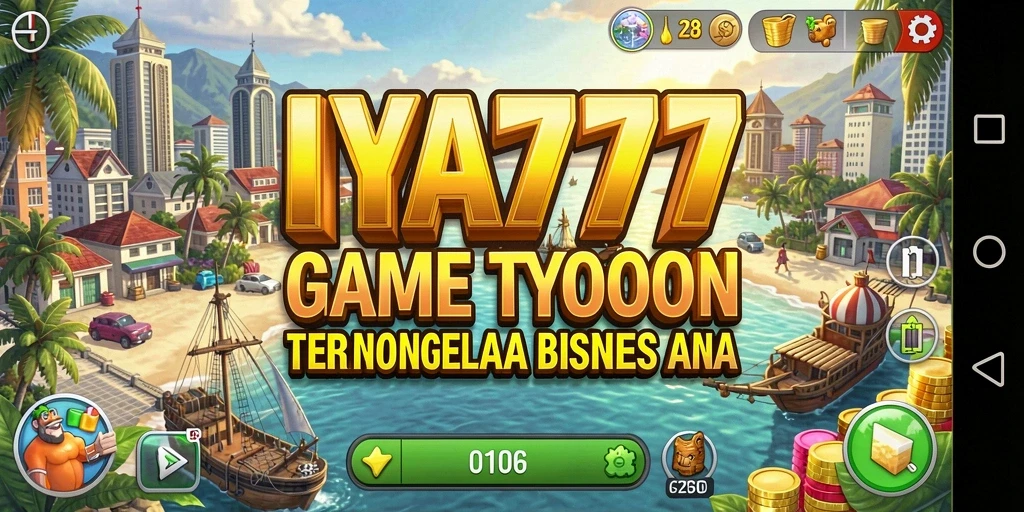 Tangkapan layar gameplay IYA777 menampilkan pengelolaan bisnis yang intens dan menarik.
