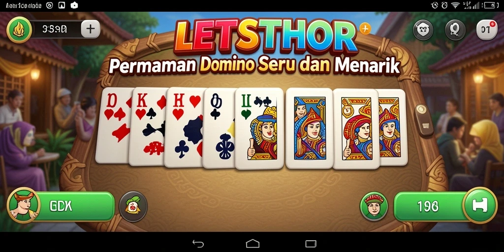 Tampilan gameplay LETSTHOR yang seru dan interaktif.
