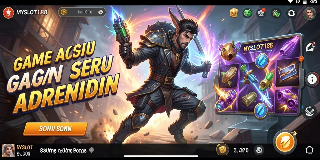 Tampilan aksi seru saat bermain MYSLOT188 dengan grafis yang mengesankan.