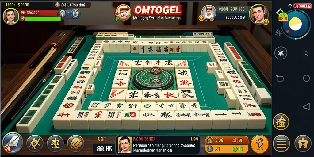 Gameplay Mahjong yang seru dan menantang di OMTOGEL.