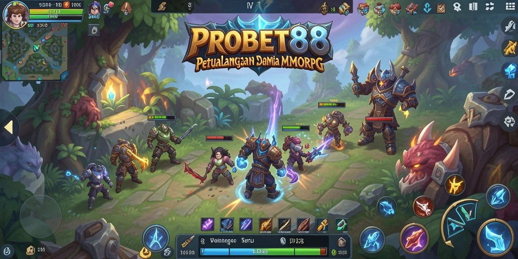 Tampilan gameplay menarik dalam dunia MMORPG PROBET88.