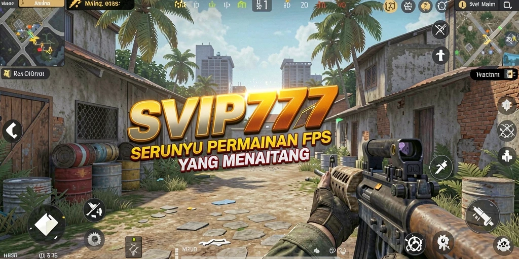 Gameplay seru SVIP777 dengan aksi menembak intens.
