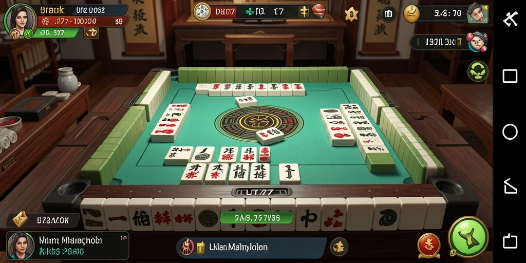 Tampilan gameplay Mahjong yang menantang dan mengasyikkan di UT77.