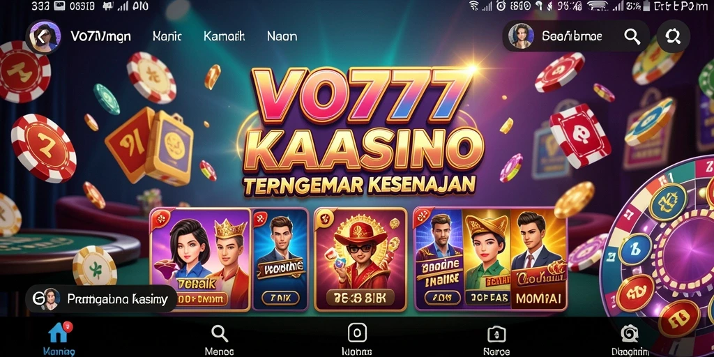Tampilan gameplay menarik dengan grafis menawan dari VO777.